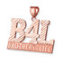 Rose Gold B4L Brothers 4 Life Mens DC Pendant