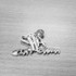 Polished White Gold ALWAYS PAID Hip-Hop Pendant