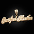 Yellow Gold CERTIFIED HUSTLAS Hip-Hop Pendant