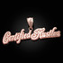 Rose Gold CERTIFIED HUSTLAS Hip-Hop Pendant