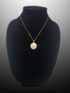 Yellow Gold St. Jude Reversible Pray Medal Pendant Necklace