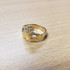 Yellow Gold Mens Claddagh CZ Birthstone Ring