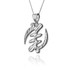Gold African Adinkra Gye Nyame DC Pendant Necklace