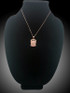 Satin Gold Firefighter Pendant Necklace