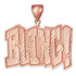 Gold BLING! DC Hip-Hop Pendant