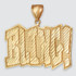 Gold BLING! DC Hip-Hop Pendant