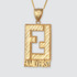 Family First Gold DC Pendant Necklace