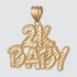 Gold 2K Baby DC Pendant