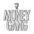 Gold MONEY GANG Hip-Hop DC Pendant