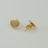 14K Yellow Gold Basketball Sport Stud Earrings