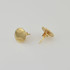 14K Yellow Gold Baseball Sport Stud Earrings
