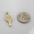 Solid Gold Hindu Elephant God Ganesha Pendant Necklace