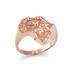 Gold Egyptian Eye of Horus Africa Ring