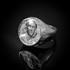 Gold Benjamin Franklin Mens Signet Ring