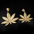 Yellow Gold Marijuana Leaf DC Pendant (2 sizes)