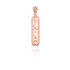 Gold Ancient Egyptian Cartouche Hieroglyphics Amulet Pendant Necklace