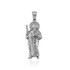 Gold Saint Jude Sparkle-cut Pendant Necklace