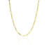 Yellow Gold Paperclip Chain