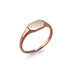 Gold Rectangular Octagon Signet Pinky Ring