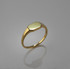 Gold Rectangular Octagon Signet Pinky Ring