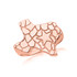 Gold Texas Lone Star State Nugget Ring