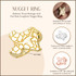Gold Texas State Longhorn Nugget Ring