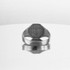 Men's White Gold Letter Initial Octagon Signet Ring
