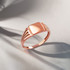 Polished Square Gold Baby Signet Ring