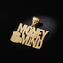 Solid Gold 'Money On My Mind' Hip Hop Pendant Diamond-Cut