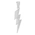 White Gold Thunderbolt Diamond Pendant