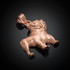 Rose Gold Bulldog Pendant