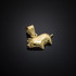 Gold Pig Charm Pendant