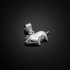 White Gold Pig Pendant