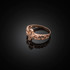 Rose Gold Ankh Cross Ring
