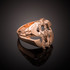 Rose Gold Dollar Sign Nugget Ring