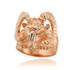 Rose Gold Ram Ring