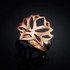 Rose Gold Lotus Ring