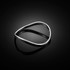 White Gold Wavy Thumb Ring