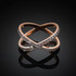Rose Gold Diamond Orbit Ring