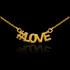 14k Gold #LOVE Necklace