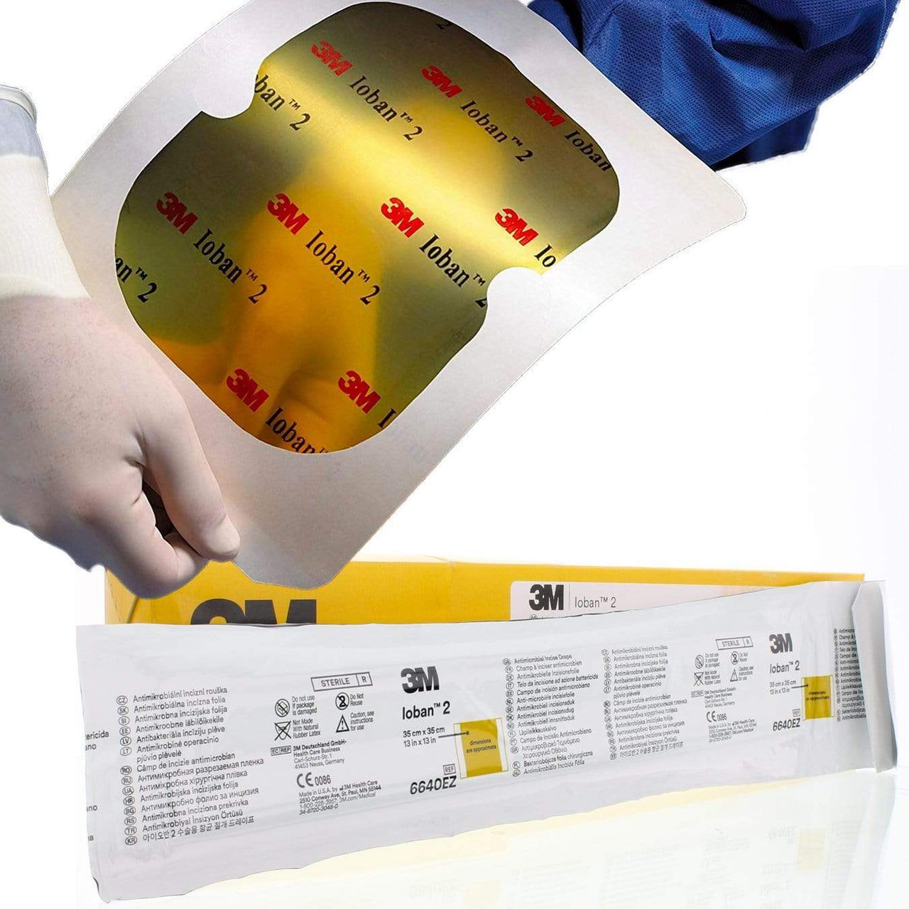 ioban dressing 3M Ioban 2 Antimicrobial Incise Drape, 6600 Series theyre flexible and conform to the body 3M Ioban 2 Sterile Antimicrobial