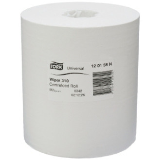 Tork W5526 Centrefeed Wisser Roll Dispenser, 239mm x 360mm x 227mm, wit Tork W5526 Centrefeed Wisser Roll Dispenser, 239mm x 360mm x 227mm, wit