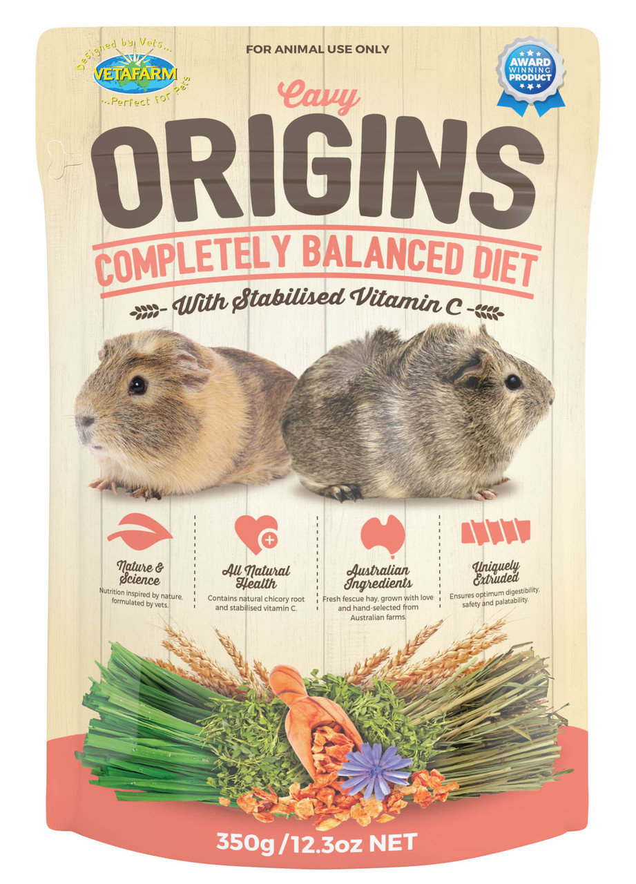 Origins Cavy (Guinea Pig) Diet - 350g - ZebraVet