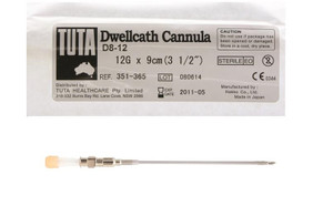 Tuta Dwellcath IV Catheter (12g x 9cm) EACH