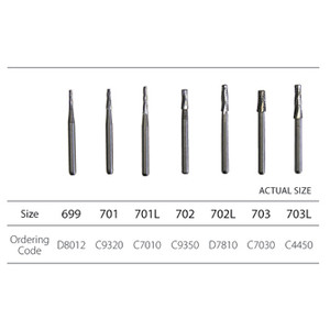 Friction Grip Crosscut Taper Fissure Burs Friction Grip Crosscut Taper Fissure Burs