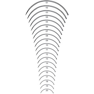 Suture Needle Curved Round Bodied