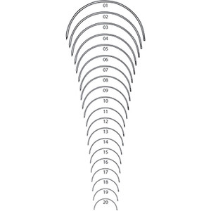 Suture Needle Half Circled Round Bodied