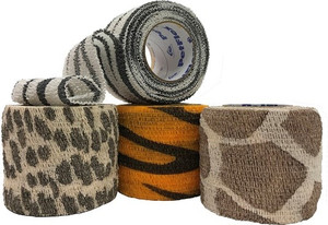 Safari Print Cohesive Bandages