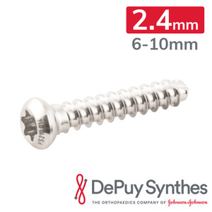 2.4mm Self-Tapping Cortex Screws: 6-10mm