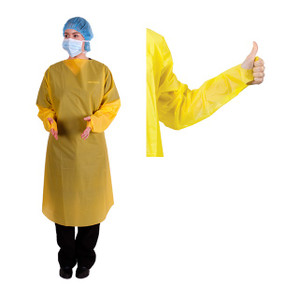 Yellow Isolation Gown Regular